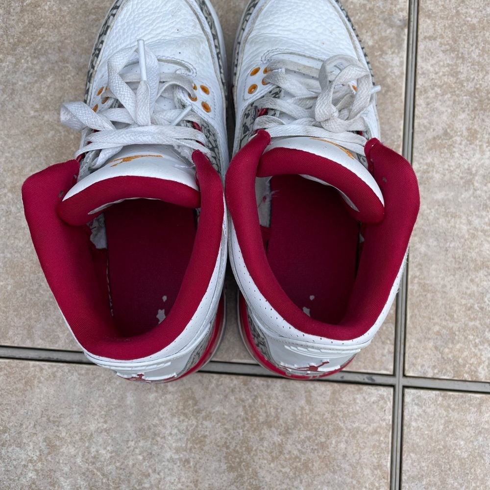 Air Jordan 3 Retro Cardinal Red - Picture 8 of 11